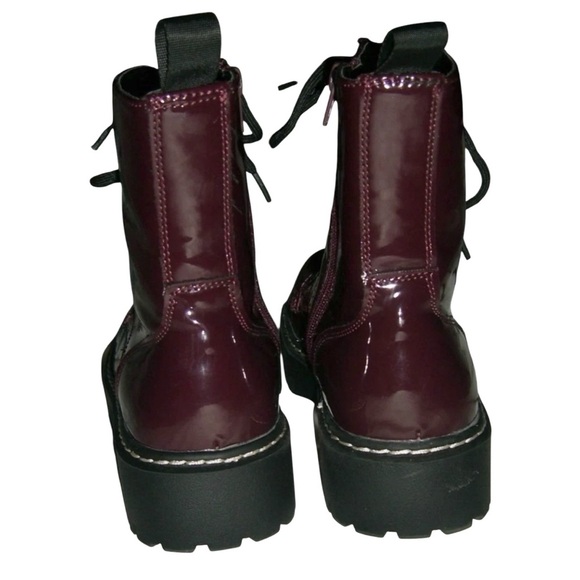 Sincerely Jules Boots Combat Glossy Grunge Goth alt egirl Punk Harley 90s Bratz - Picture 9 of 16